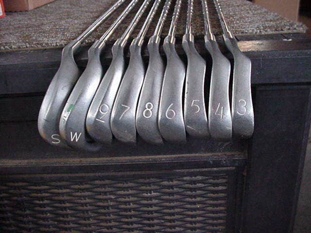 FULL SET PING EYE 2 BLACK DOT IRON 3-SW NEW GRIPS ZZ LITE STIFF STEEL EXCELL hib