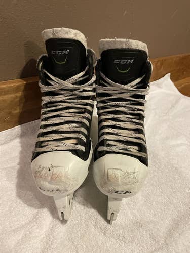 Used CCM Regular Width  Size 6 Ribcor 40k Goalie Skates