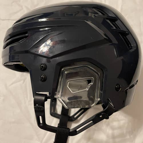 Pro Stock Warrior Alpha One Helmet, Navy- Medium