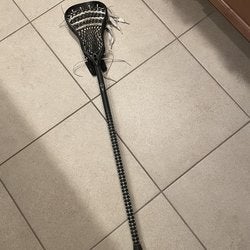 All black lacrosse under armor lacrosse stick