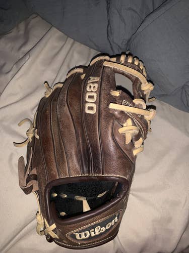 Brown Kid Pitch (9YO-13YO) Infield 11.5" A800 Baseball Glove