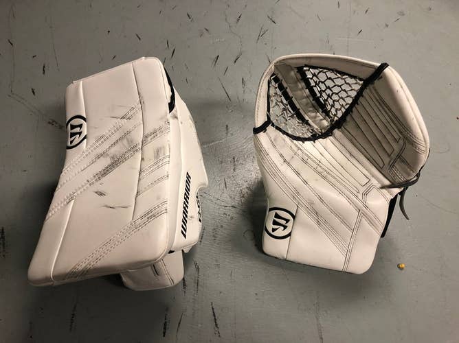 Warrior Ritual G4 Pro Goalie Glove And Blocker