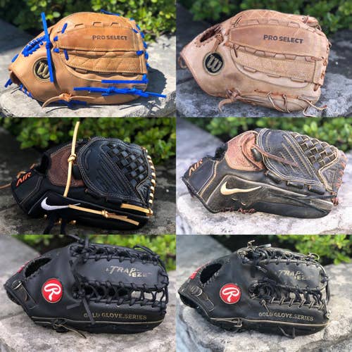 Professional Glove Restoration Service And Relacing (message Me For More Details