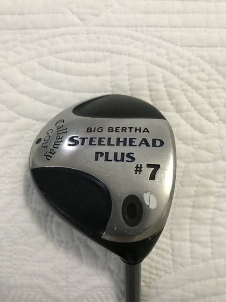 Used Men's Callaway Right Handed Big Bertha Steelhead Plus Fairway Wood Regular Flex 7 Wood