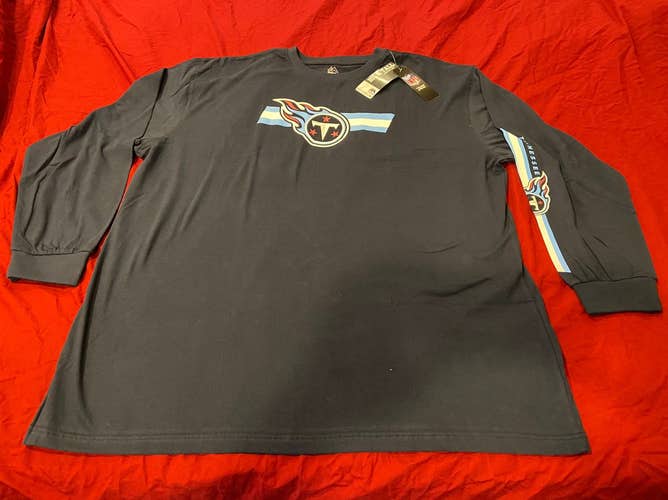 NFL Tennessee Titans Long Sleeve T-Shirt by Fanatics 3XL * NEW NWT