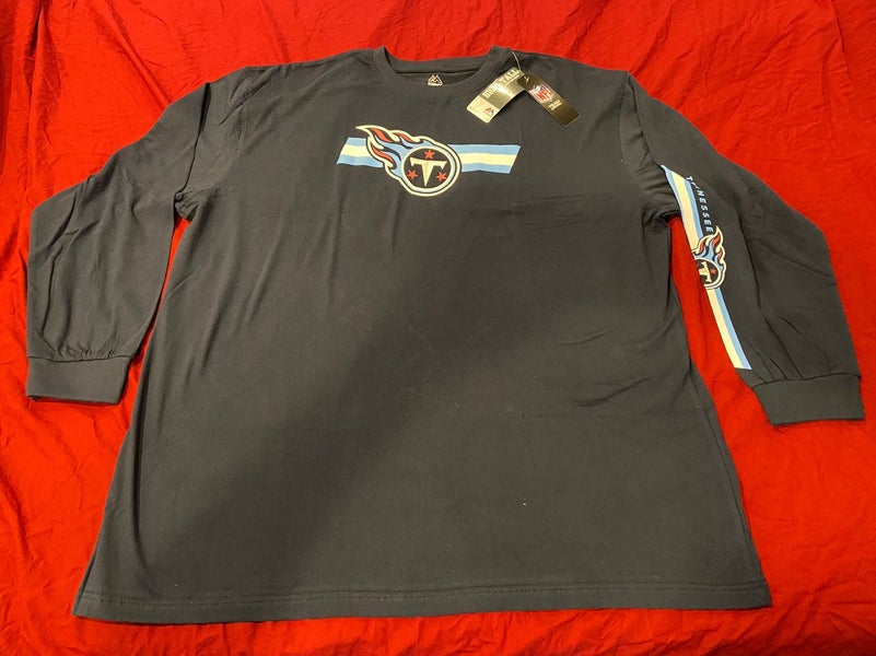 NEW Nike Tennessee Titans Compression Shirt Mens Blue NFL Training  Equipment