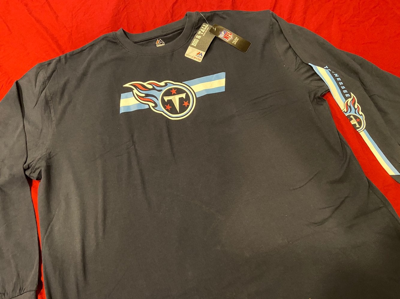 NFL Tennessee Titans Long Sleeve T-Shirt by Fanatics 3XL * NEW NWT