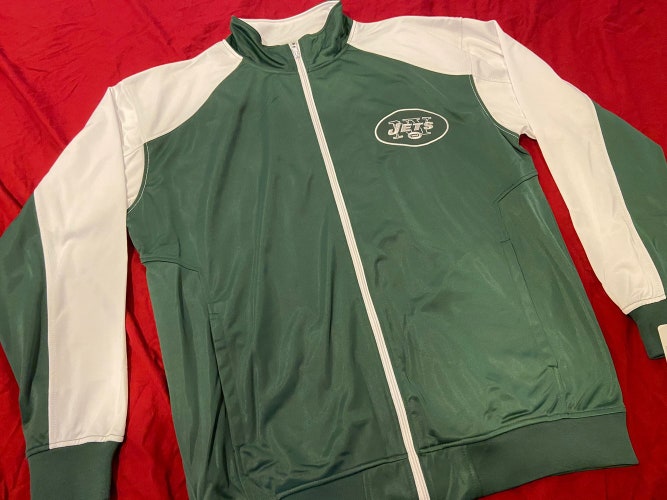 NFL New York Jets Full-Zip Track Jacket Size 2XL Tall * NEW NWT