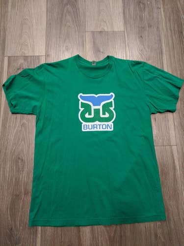 Hartford Whalers Burton Snowboards T-Shirt Men's Large