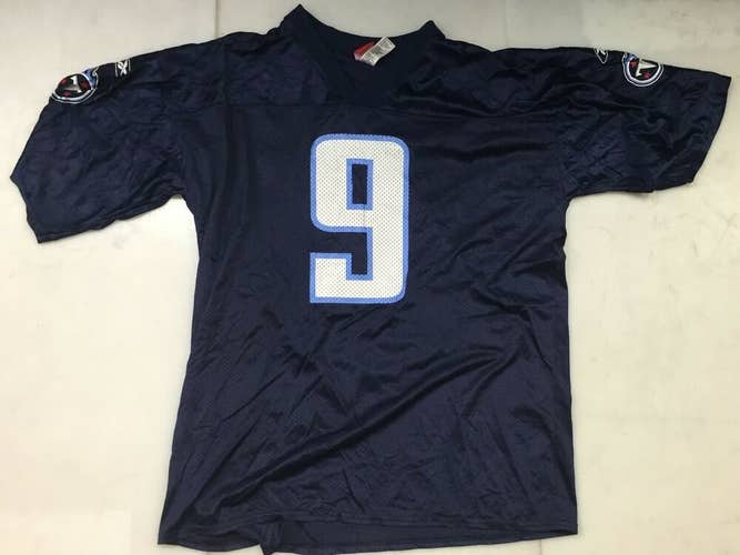 Vintage Reebok Steve McNair Tennessee Titans NFL Football Jersey XL adult blue