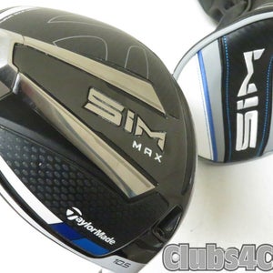 TaylorMade SIM MAX Driver 10.5° Fujikura Ventus Blue 5-R Regular +Cover