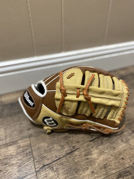 Brown Kid Pitch (9YO-13YO) Outfield 12.5" A500 Baseball Glove