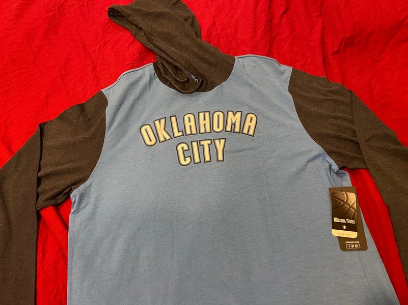 Official Oklahoma City Thunder New Era Hoodies, New Era Thunder Sweatshirts,  Pullovers, New Era Thunder Hoodie