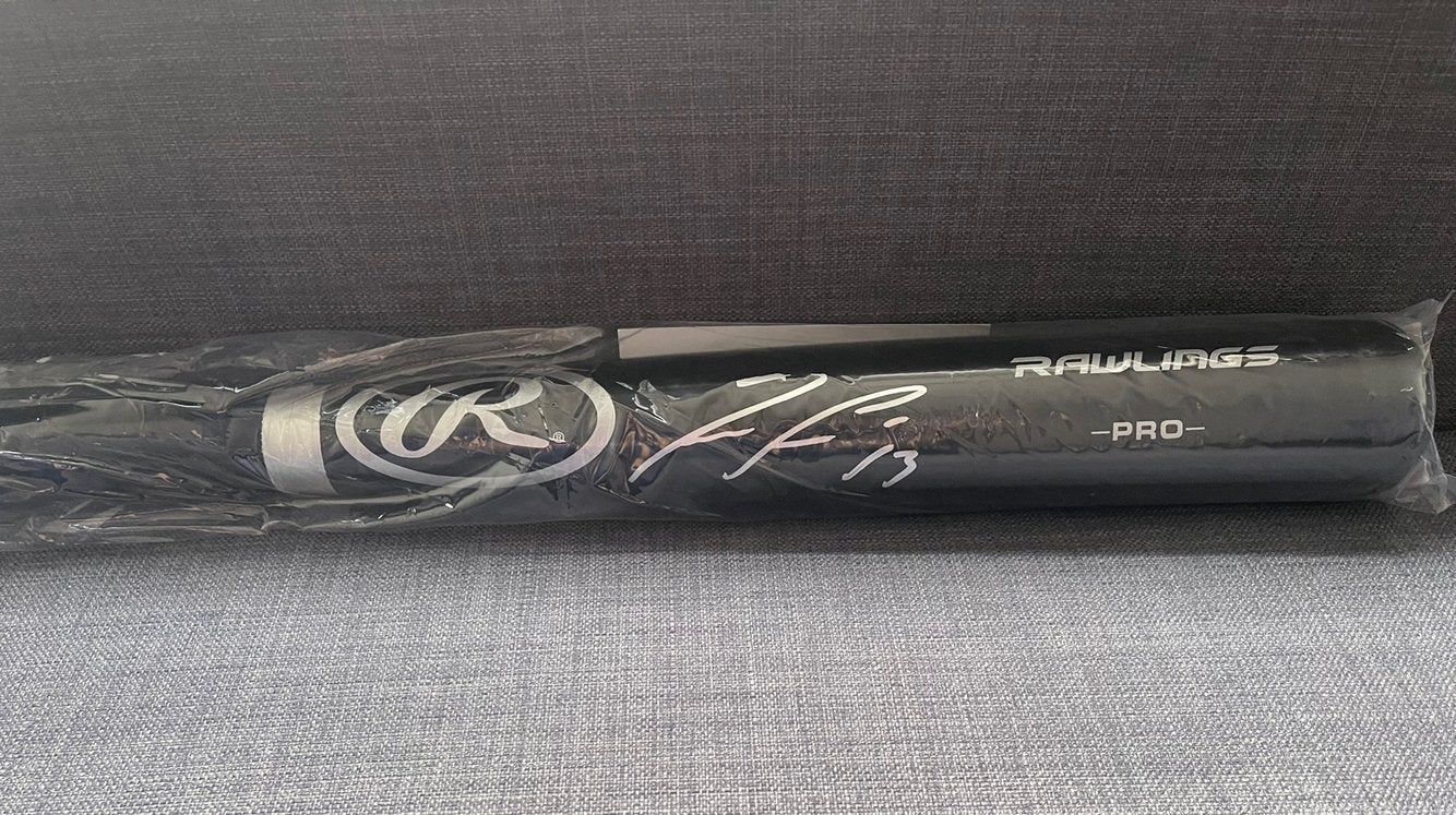 Ronald Acuna Autographed New Balance Baseball Cleats - JSA