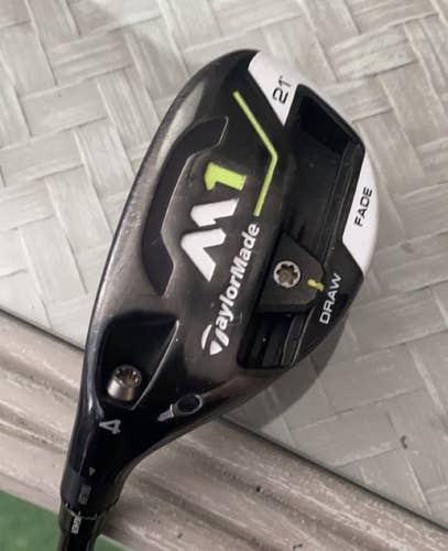 Men's LH Taylormade M1 4 Hybrid (Adj Head) Stiff Flex