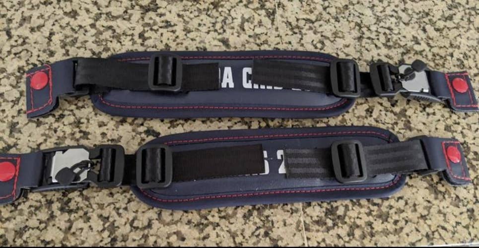 Pad rotation straps