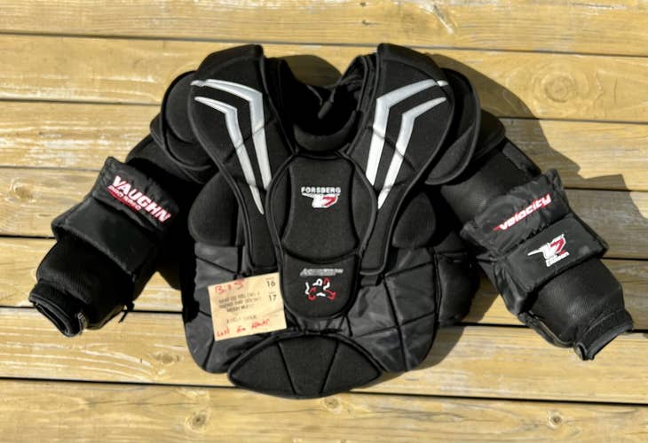 Senior Used XL Vaughn Goalie Chest Protector Pro Stock