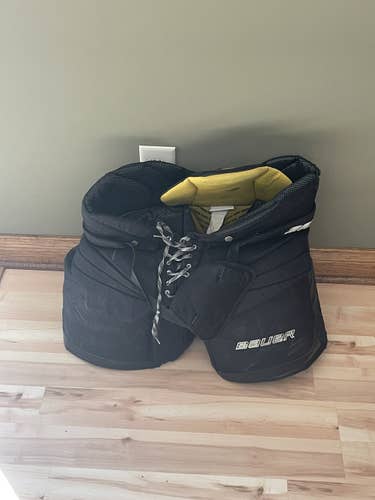 Black Used Medium Bauer  Total one nxg Hockey Goalie Pants