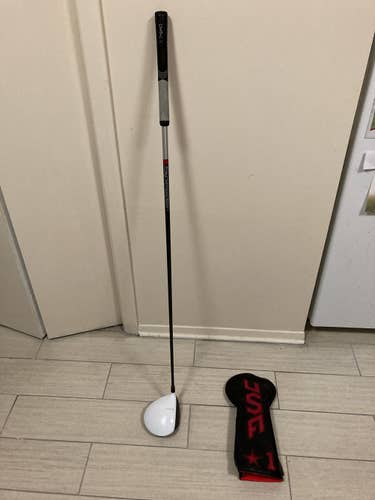 RH TAYLORMADE R15 WHITE 12* ADJUSTABLE DRIVER - R FLEX - NEW GRIP/HC