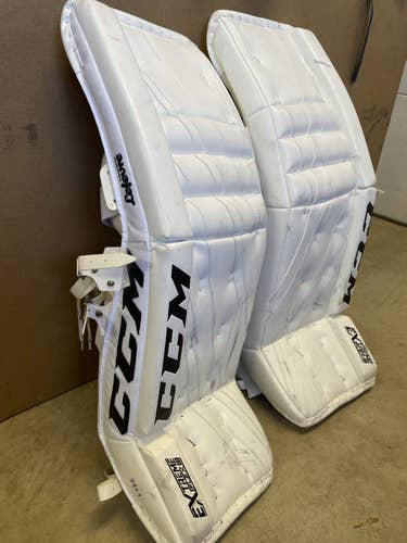 Goalie leg pads CCM Extreme Flex 3, 34+1