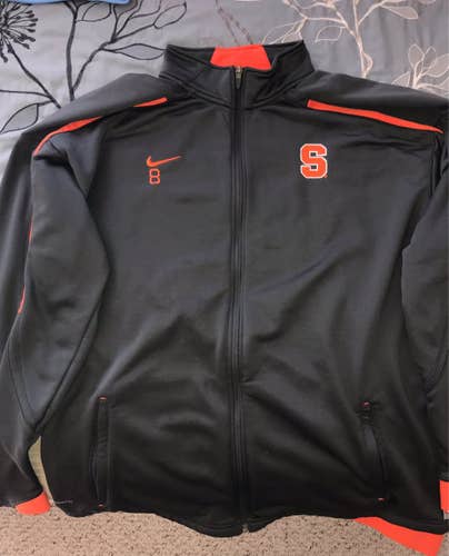 Nike Men’s Syracuse travel Track Jacket XXL anthracite
