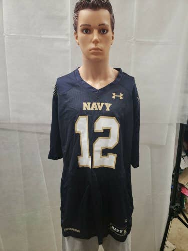 NWT Naval Academy Under Armour Football Jersey XL NCAA