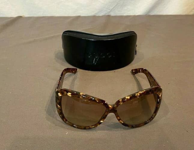 Gucci GG 2931/S 60 12 120 Glittery Brown Butterfly Sunglasses w/Case GREAT