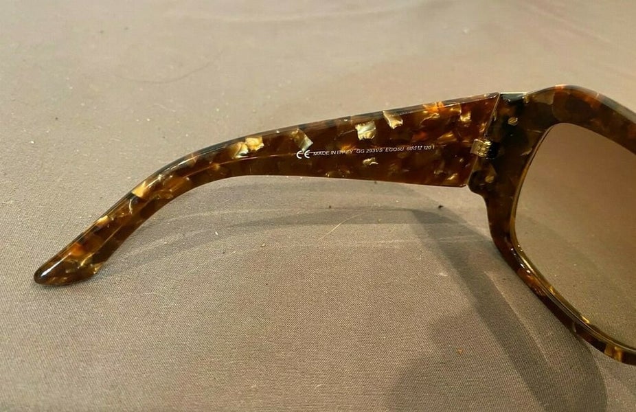 Gucci GG 2931/S 60 12 120 Glittery Brown Butterfly Sunglasses w/Case GREAT