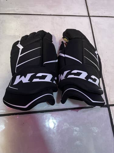 Black Senior CCM 14" JetSpeed FT350 Gloves