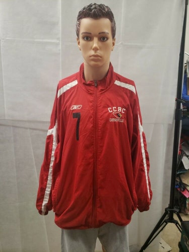 Team Issued CCBC Catonsville Reebok Jacket XL NAIA