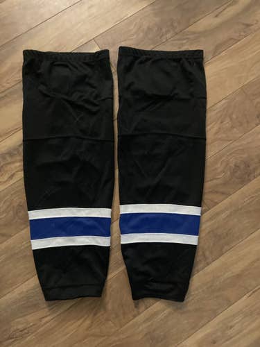 Black Senior Large   Socks