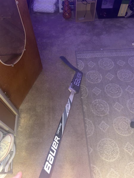 Used Regular Supreme Total One NXG 26" Paddle Pro Stock Goalie Stick