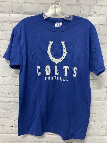 Russel Athletics Men’s NFL Colts Football Tee NuBlend Size Small New With Tags