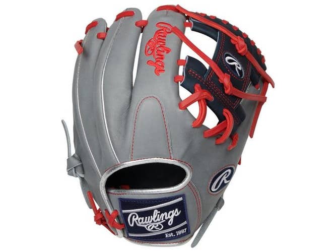 Gray New Adult Rawlings Right Hand Throw Infield Heart of the Hide Baseball Glove 11.75"