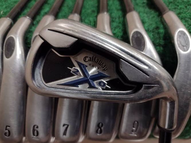 Callaway X-20 Golf Iron Set 3-PW Graphite Shaft Regular Flex