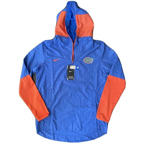 Florida Gators Nike On-Field Windbreaker Jacket Orange and Blue CQ5218-480 Small