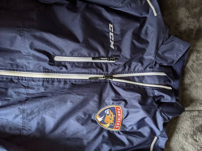 Florida Panthers Blue Men's Adult Used Large CCM Jacket