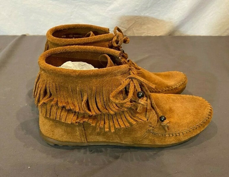 moccasin ankle boots