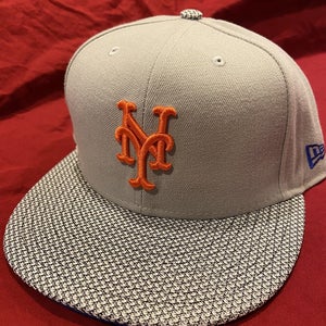 MLB New York Mets New Era 9Fifty Reflective SnapBack Gray Hat * NEW NWT