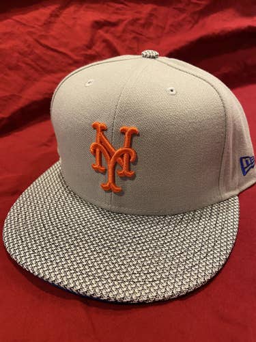 MLB New York Mets New Era 9Fifty Reflective SnapBack Gray Hat * NEW NWT