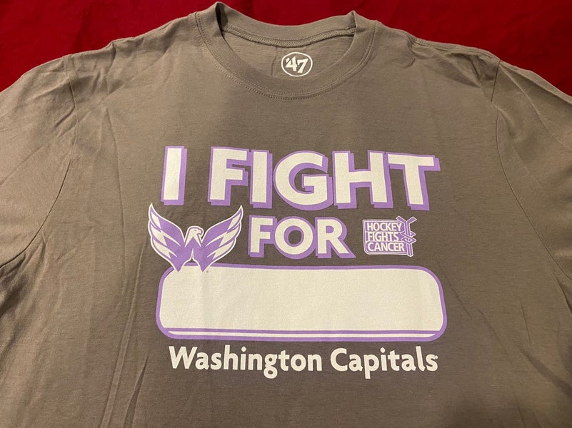 Men's adidas White/Purple Washington Capitals Hockey Fights