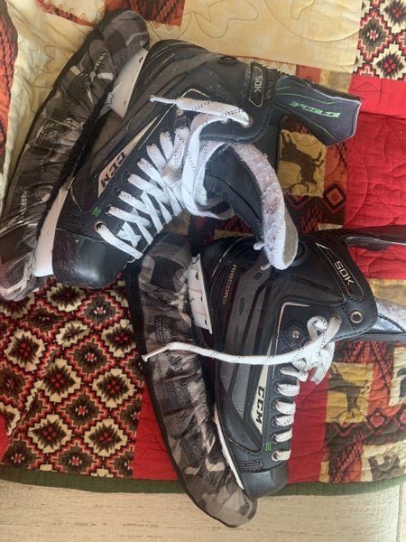 Junior Used CCM RibCor 50K Hockey Skates Extra Wide Width Size 6