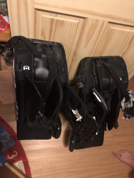 Black Intermediate 32" Brian's GNETiK Pure Goalie Leg Pads