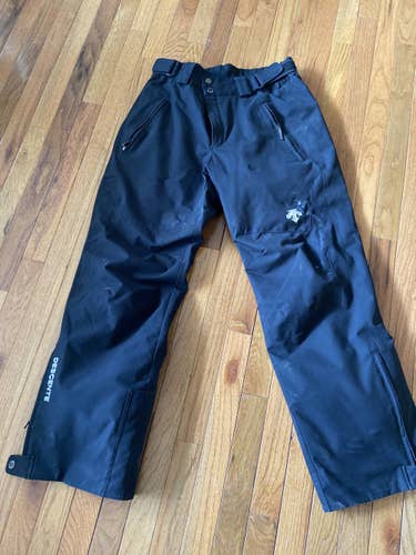 Black Men's Adult Used Medium Descente Ski Pants