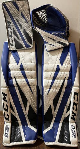 White Senior 34" Regular Extreme Flex 4 Goalie Full Set