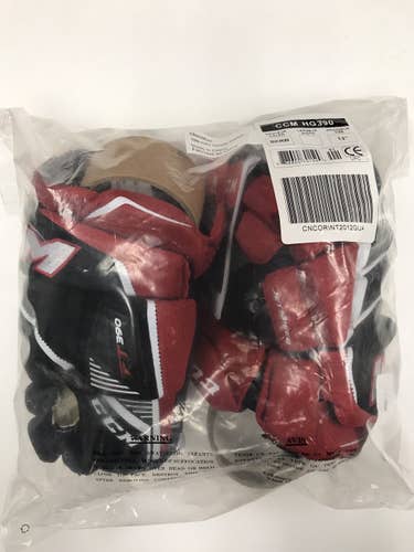 CCM JetSpeed FT390 Gloves 12” Black/Red/White