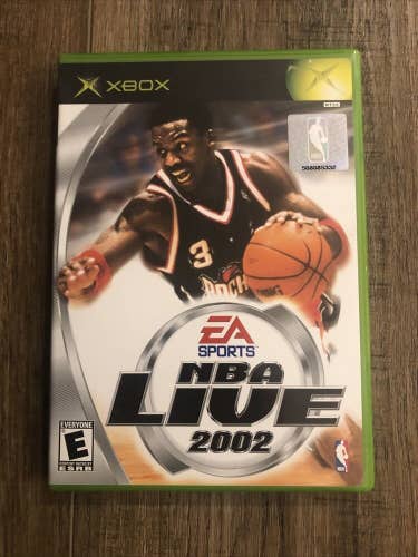 NBA Live 2002 - Original Xbox Game - Complete & Tested