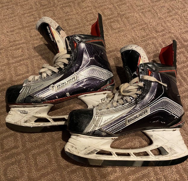 Senior Used Bauer Vapor 1X Hockey Skates Regular Width Pro Stock Size 10