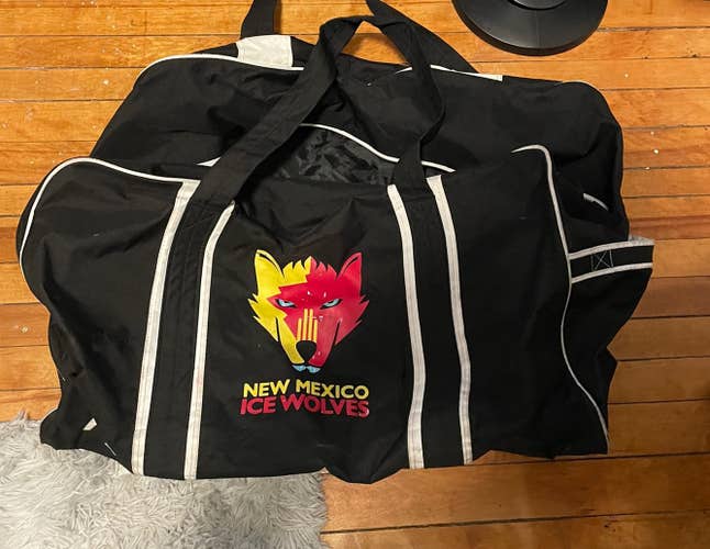 New Mexico Ice Wolves NAHL hockey bag
