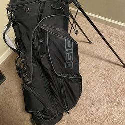 Black Ogio Hybrid Standing Golf Bag